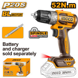 20v Ps+ C/l Drill 52nm Brushless