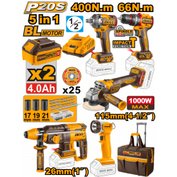 20v Ps+ C/l 5pcs Combo