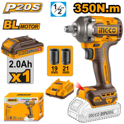 20v Ps+c/l Wrench Imp 350nm Incl Assy Kit X1batt