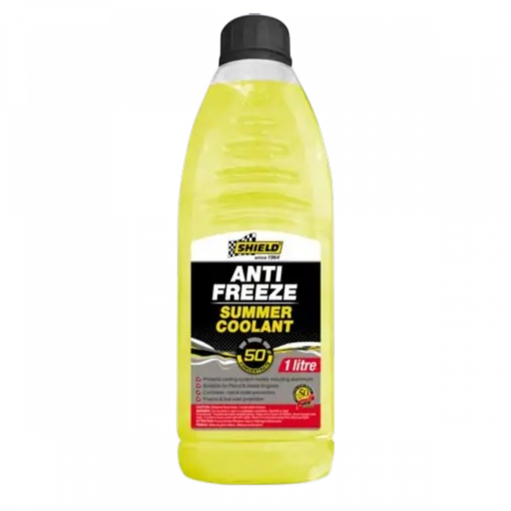 ANTI FREEZE S/COOLANT 1L YEL 50% SHIELD