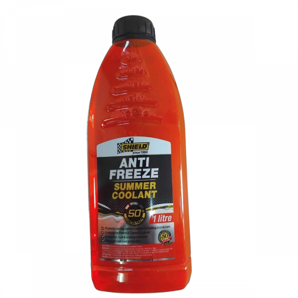ANTI FREEZE S/COOLANT 1L RED 50% SHIELD