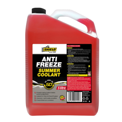 ANTI FREEZE S/COOLANT 5L RED 50% SHIELD