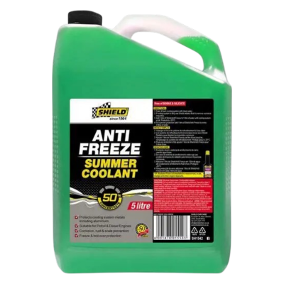 ANTI FREEZE S/COOLANT 5L GRN 50% SHIELD